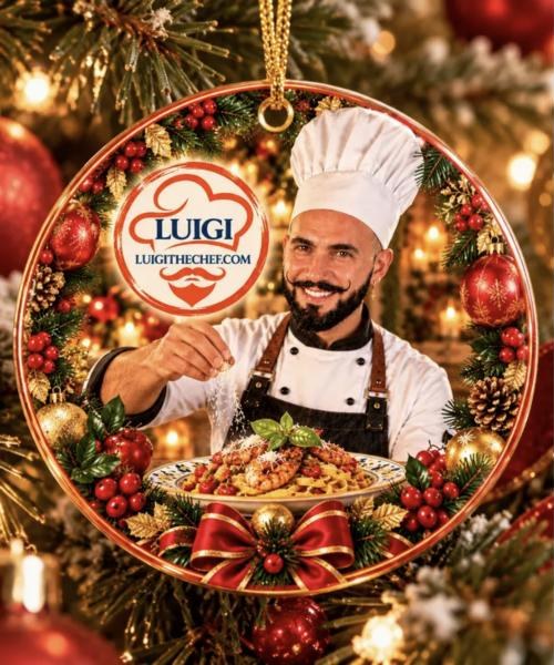 Chef Luigi's Holiday Ornament