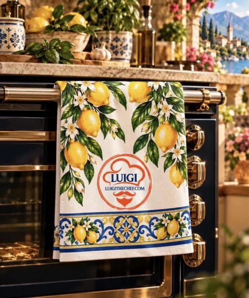 Chef Luigi's Decorative Kitchen Towel